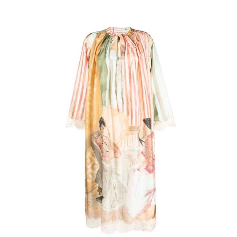 Zimmerman luminosity midi dress lace